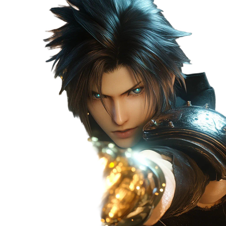 Final Fantasy Fighter Vinyl Car Decal Sticker – Waterproof & UV-Resistant 8"