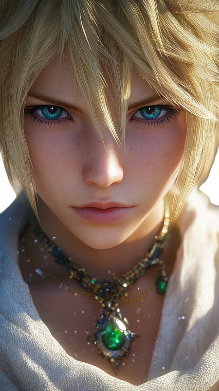 Final Fantasy Character V2 Vinyl Car Decal Sticker – Waterproof & UV-Resistant 8"