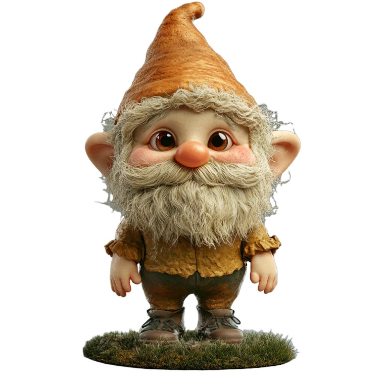 Kind Fairy Gnome Vinyl Car Decal Sticker – Waterproof & UV-Resistant 8"