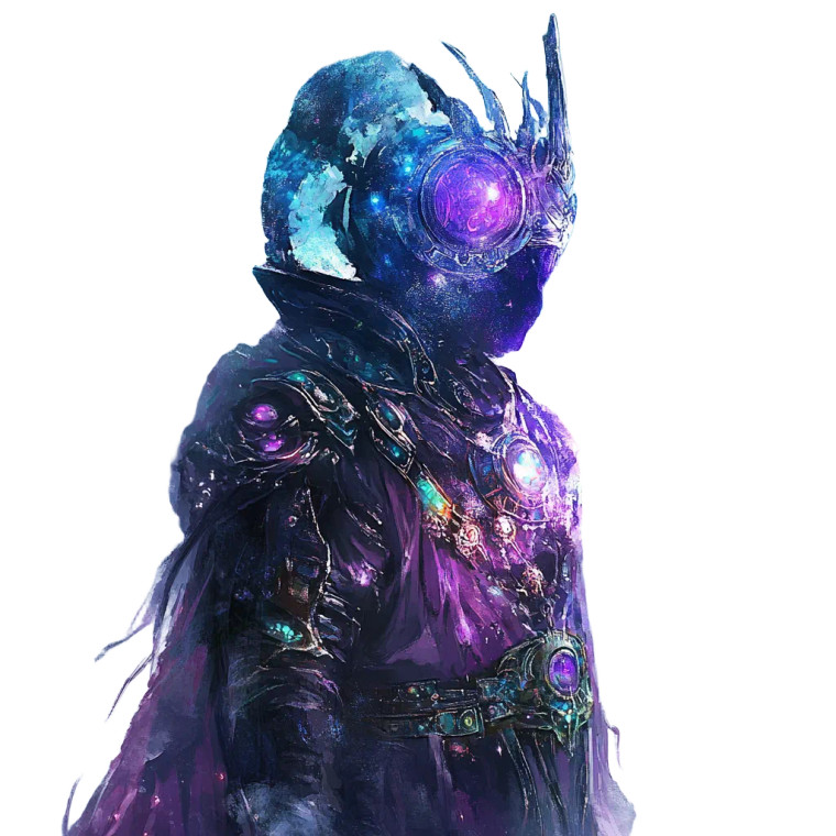 Astral Ruler Vinyl Car Decal Sticker – Waterproof & UV-Resistant 8"