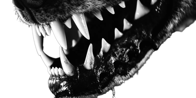 Dobermann Jaw Macro Vinyl Car Decal Sticker – Waterproof & UV-Resistant 8"