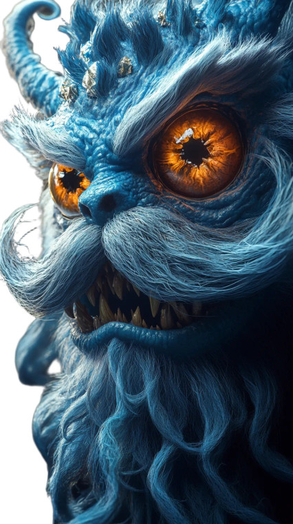 Mustachioed Monsters Vinyl Car Decal Sticker – Waterproof & UV-Resistant 8"