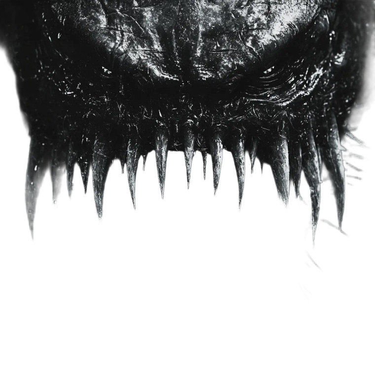 Monster Mouth Close-Up V2 Vinyl Car Decal Sticker – Waterproof & UV-Resistant 8"