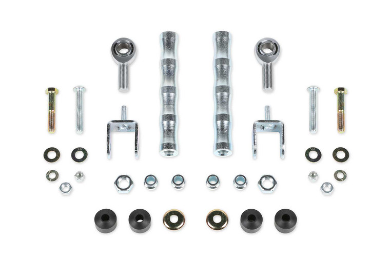 Fabtech Motorsports Stabilizer Bar Link Kit FTS98028 Black Bushings; Set of 2