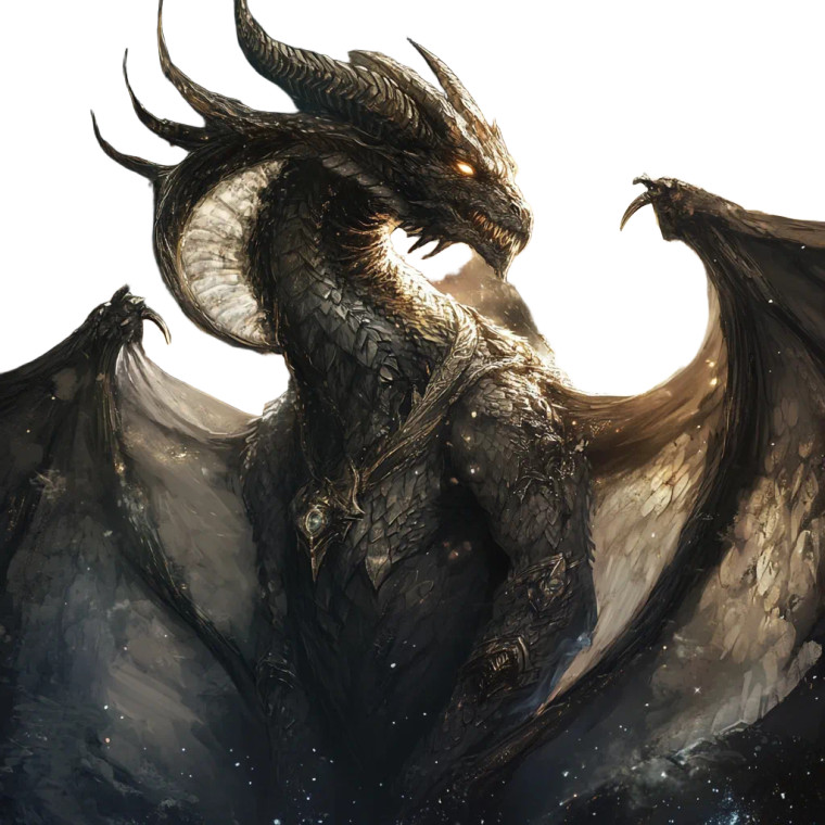 Enormous Dragon Frindhor Vinyl Car Decal Sticker – Waterproof & UV-Resistant 8"