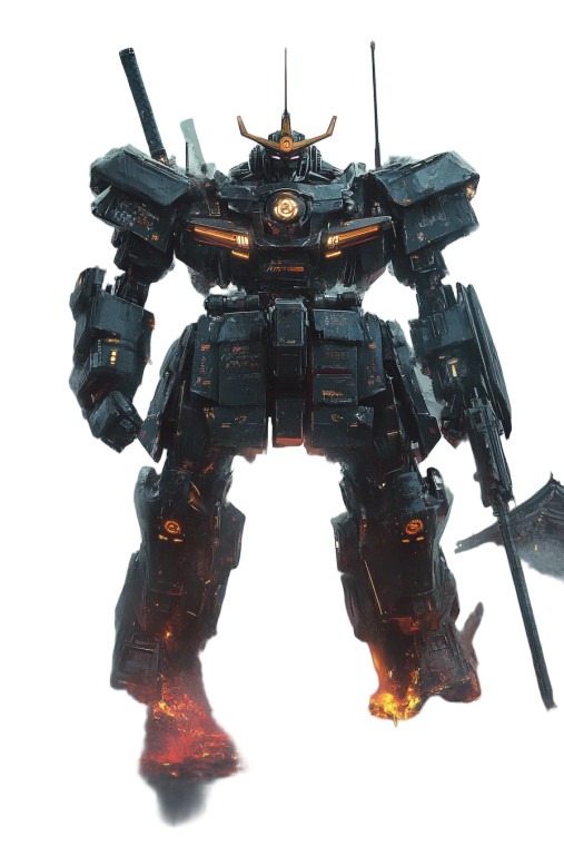 Mecha Samurai Vinyl Car Decal Sticker – Waterproof & UV-Resistant 8" Mecha Samurai Vinyl Car Decal Sticker – Waterproof & UV-Resistant 8"