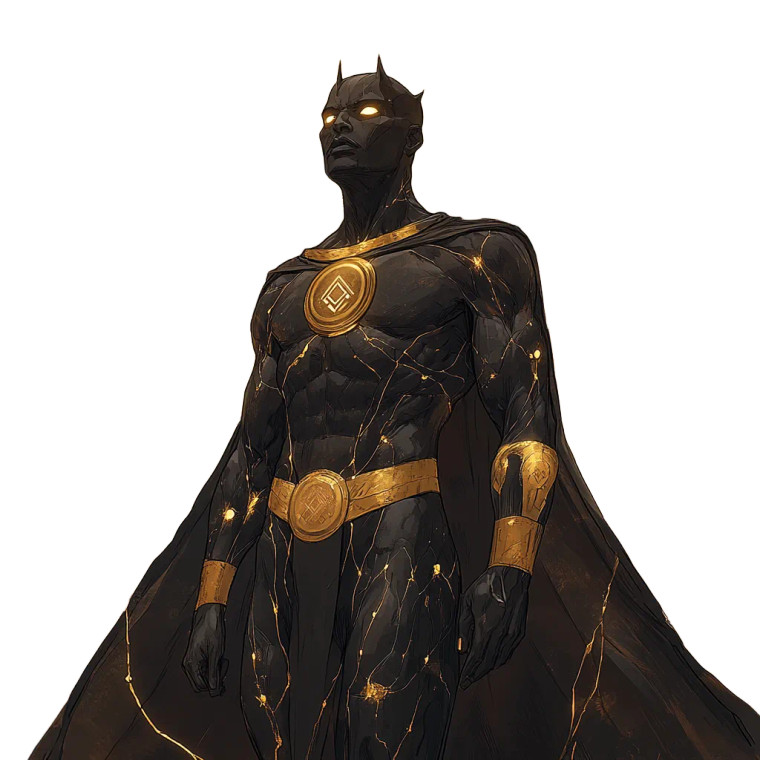 Afrofuturist Solar God Vinyl Car Decal Sticker – Waterproof & UV-Resistant 8"