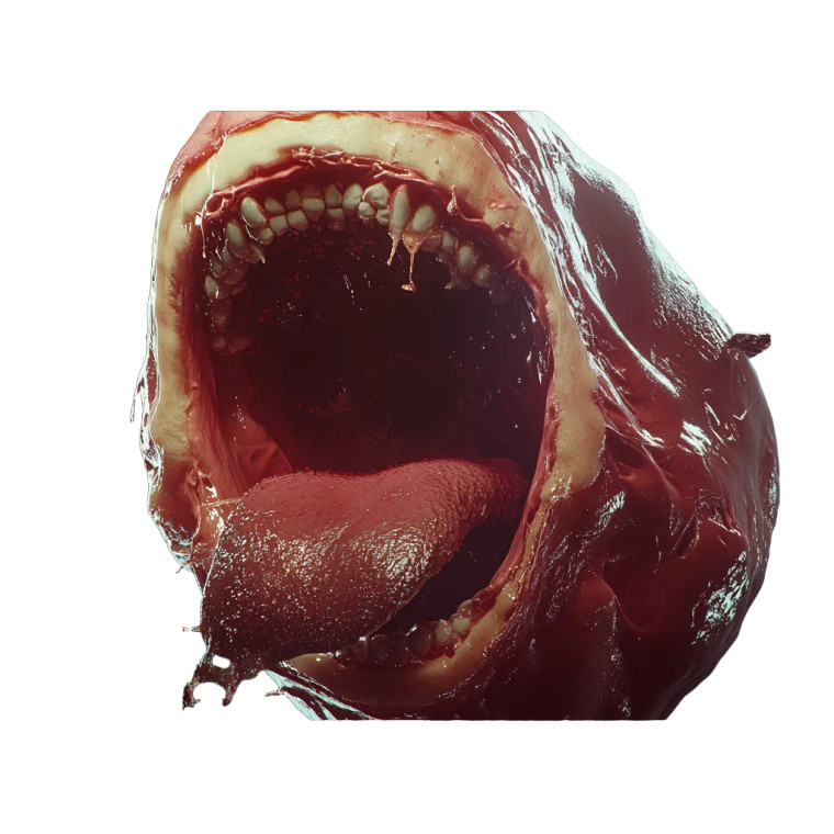 Sworded Tongue Vinyl Car Decal Sticker – Waterproof & UV-Resistant 8"