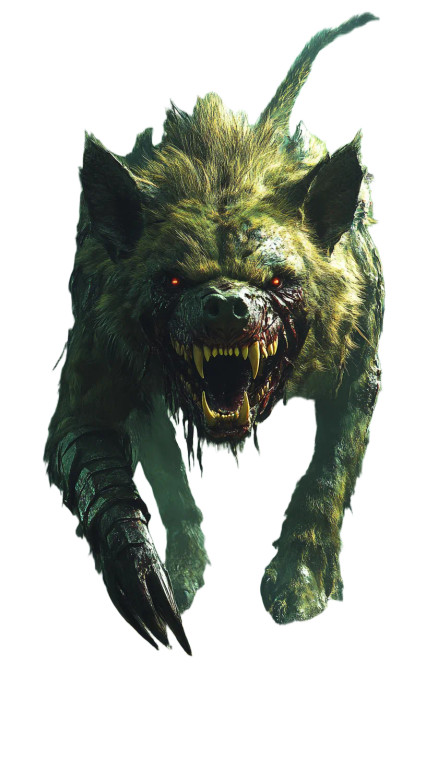 Scorpion-Hyena Abomination Vinyl Car Decal Sticker – Waterproof & UV-Resistant 8"