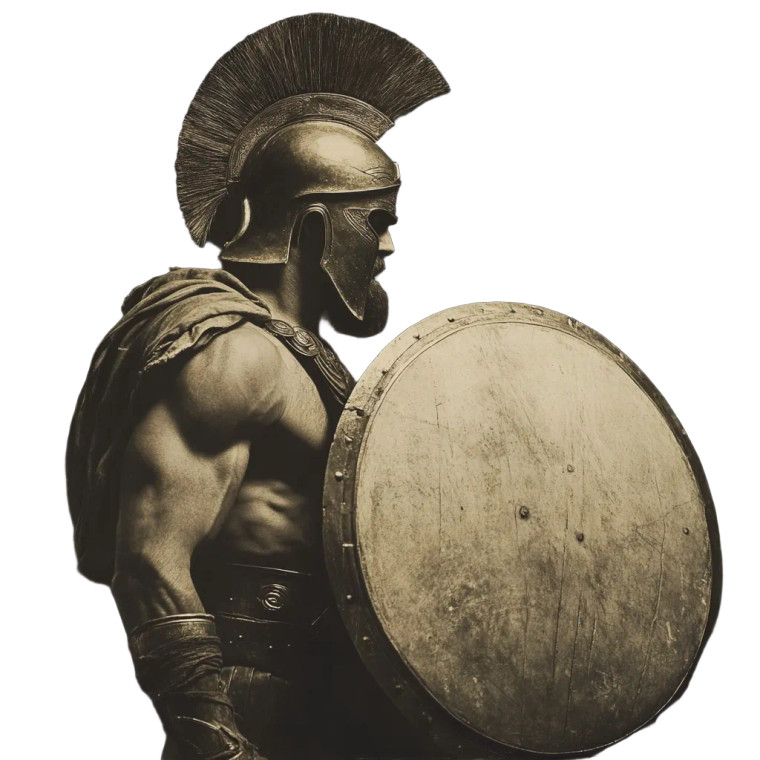 Spartan Warrior V35 Vinyl Car Decal Sticker – Waterproof & UV-Resistant 8"