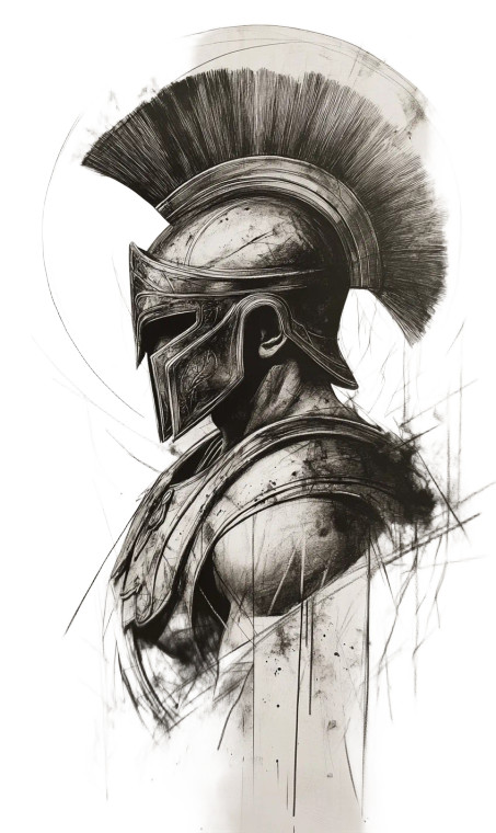 Spartan Warrior Tattoo V5 Vinyl Car Decal Sticker – Waterproof & UV-Resistant 8" Spartan Warrior Tattoo V5 Vinyl Car Decal Sticker – Waterproof & UV-Resistant 8"