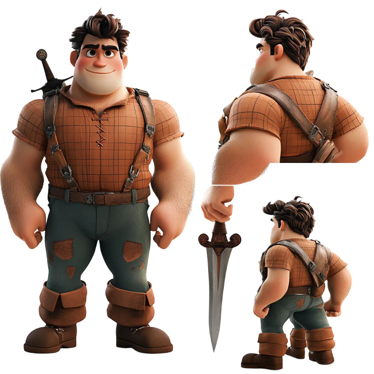 Pixar Adventurer Character Vinyl Car Decal Sticker – Waterproof & UV-Resistant 8"