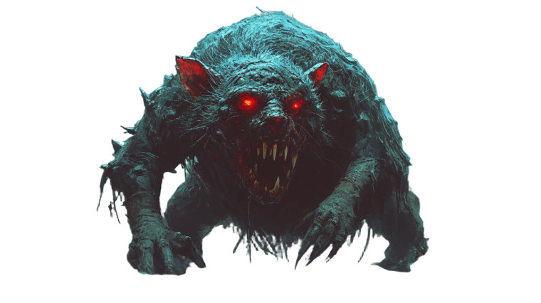 Rat Ghoul Vinyl Car Decal Sticker – Waterproof & UV-Resistant 8"