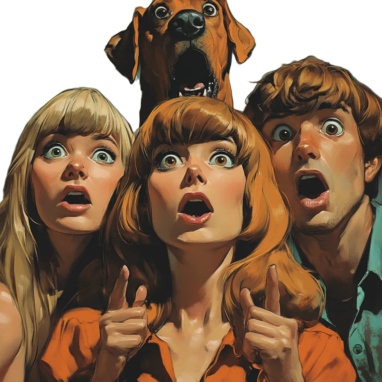 Scooby Gang Eager Vinyl Car Decal Sticker – Waterproof & UV-Resistant 8"