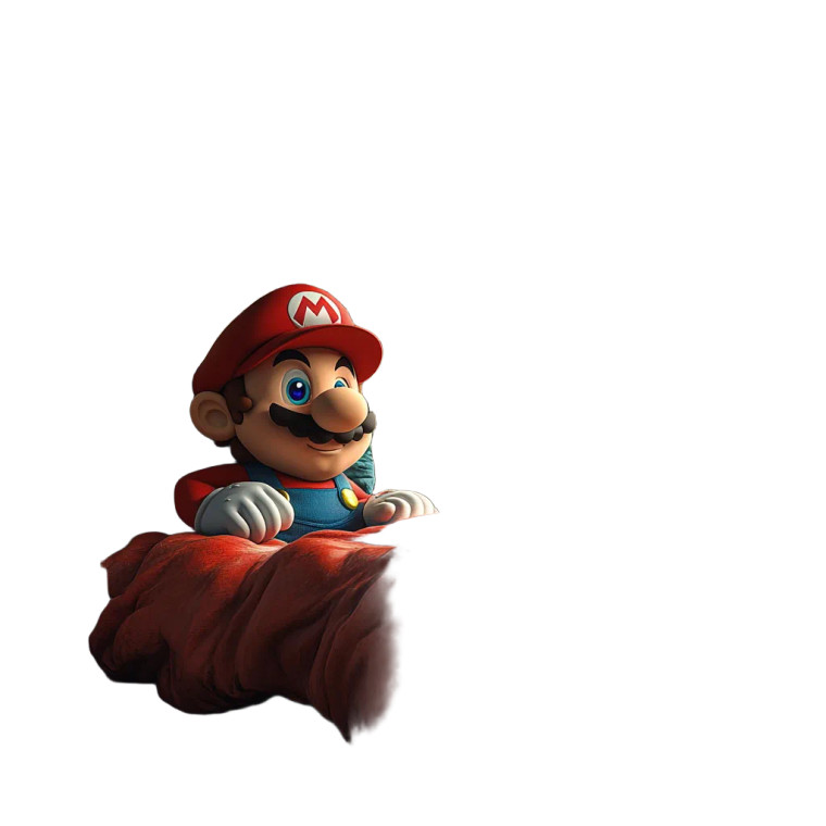 Mario Morning Vinyl Car Decal Sticker – Waterproof & UV-Resistant 8"