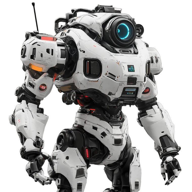 Future Gaming Robot Vinyl Car Decal Sticker – Waterproof & UV-Resistant 8"