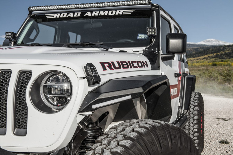 Upgrade Your Jeep Wrangler JL with Road Armor Fender Flares | Stealth Smooth Style | Satin Black Steel