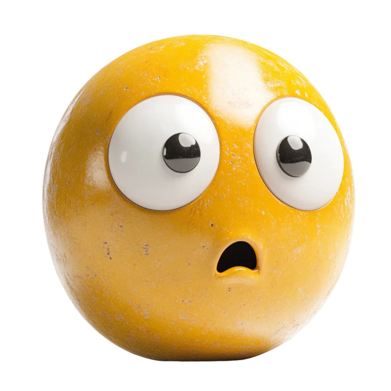 Unapproved Apple Emoji Vinyl Car Decal Sticker – Waterproof & UV-Resistant 8"