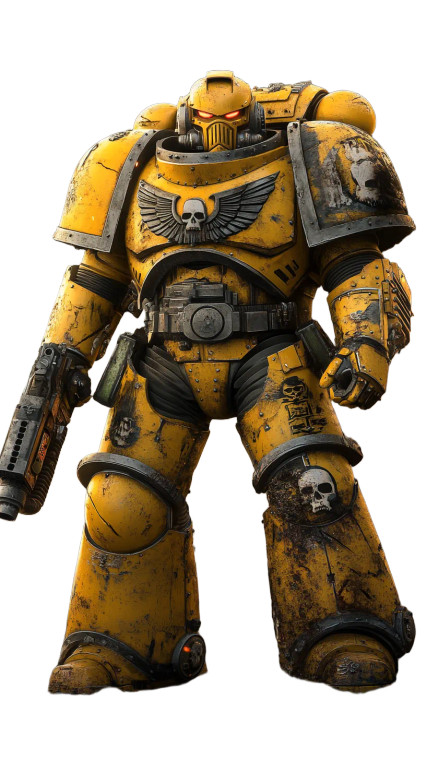 Imperial Fist Marine V2 Vinyl Car Decal Sticker – Waterproof & UV-Resistant 8"