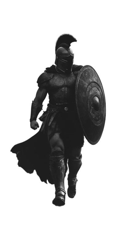 Triumphant Spartan Vinyl Car Decal Sticker – Waterproof & UV-Resistant 8"