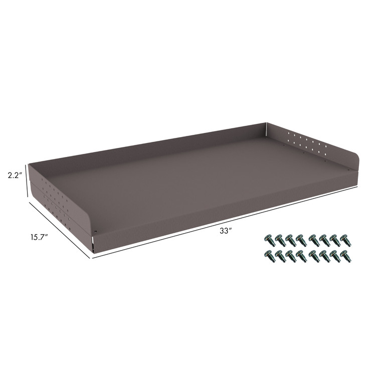 Rolacase Van Storage System Workbench RSWB/80 Series 8; Powder Coated; Gray; Galvanized Steel