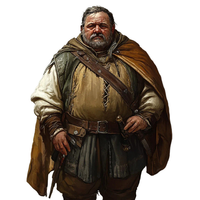 Disheveled Town Guard Vinyl Car Decal Sticker – Waterproof & UV-Resistant 8"