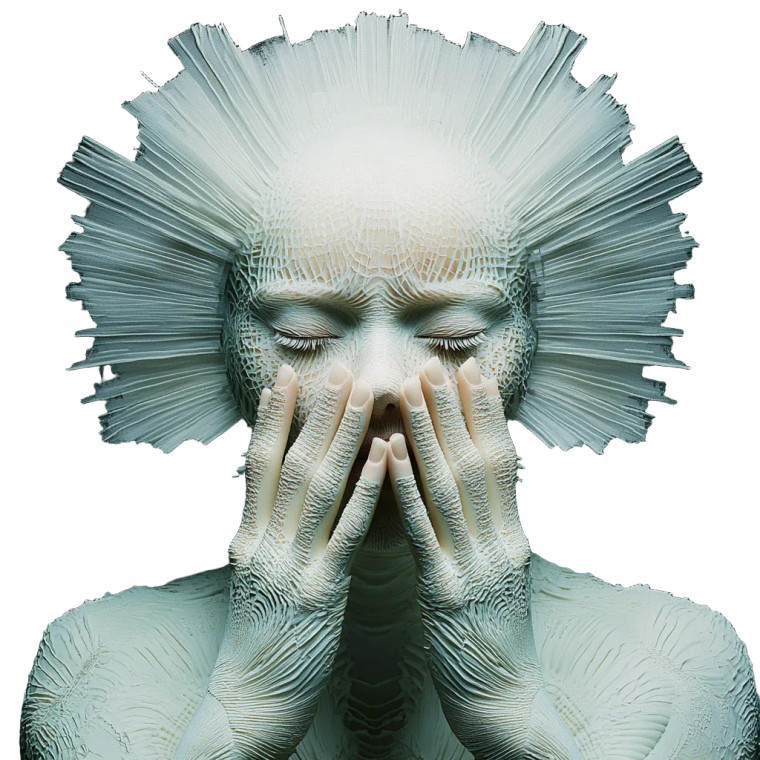 Porcelain Crying Woman Vinyl Car Decal Sticker – Waterproof & UV-Resistant 8"