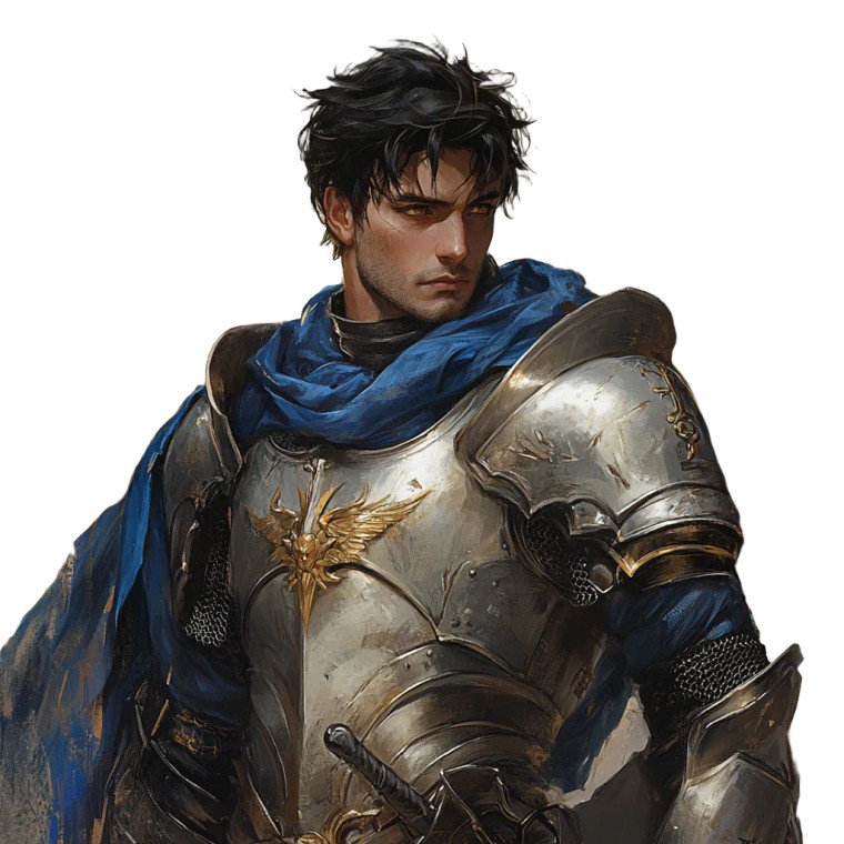 Weary Golden Knight Vinyl Car Decal Sticker – Waterproof & UV-Resistant 8"