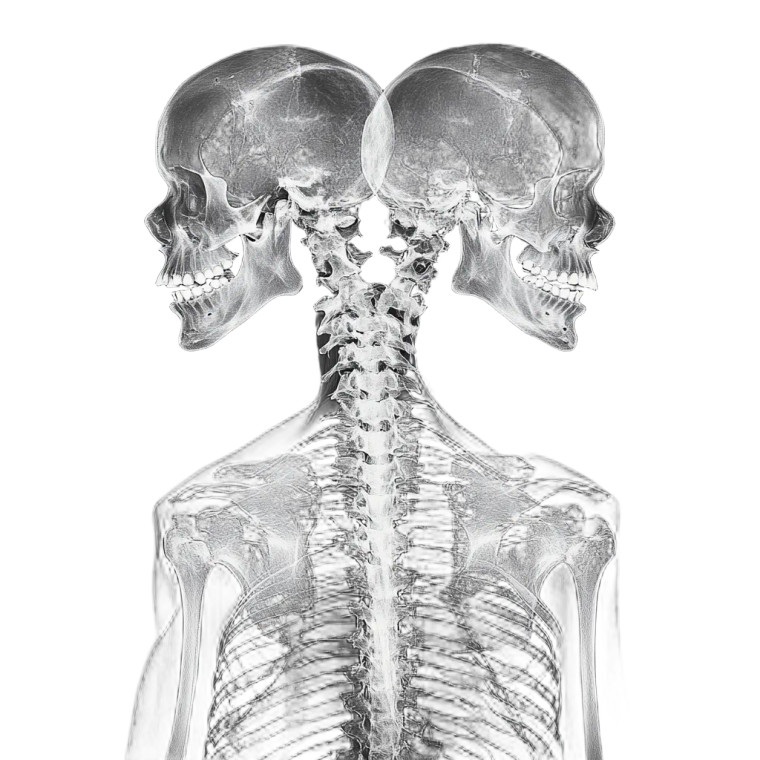 Skeleton With Skulls Vinyl Car Decal Sticker – Waterproof & UV-Resistant 8"