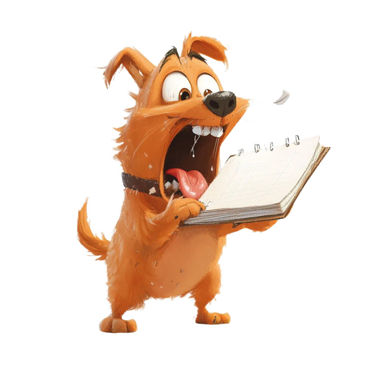 Mischievous Pixar Dog Vinyl Car Decal Sticker – Waterproof & UV-Resistant 8"