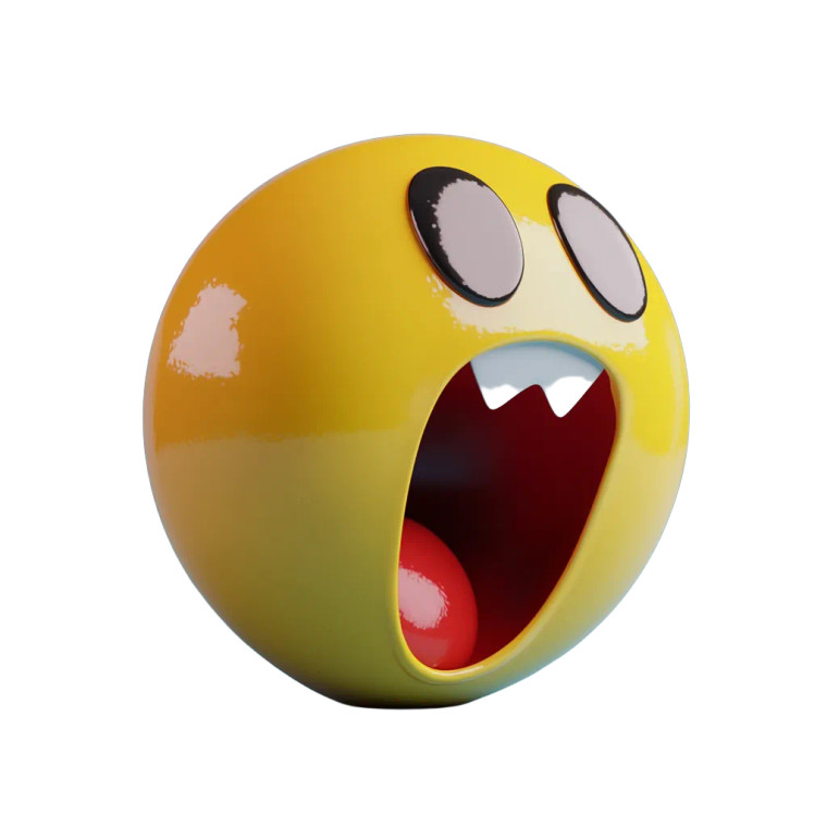 Sideview Pacman Vinyl Car Decal Sticker – Waterproof & UV-Resistant 8"