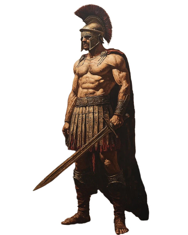 Warrior In Arena Vinyl Car Decal Sticker – Waterproof & UV-Resistant 8"