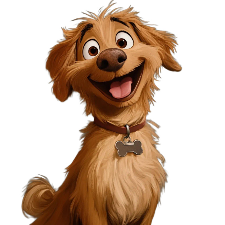 Tramp-Like Dog Vinyl Car Decal Sticker – Waterproof & UV-Resistant 8"