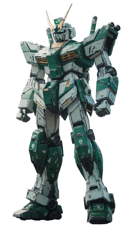 Irish Gundam Vinyl Car Decal Sticker – Waterproof & UV-Resistant 8"