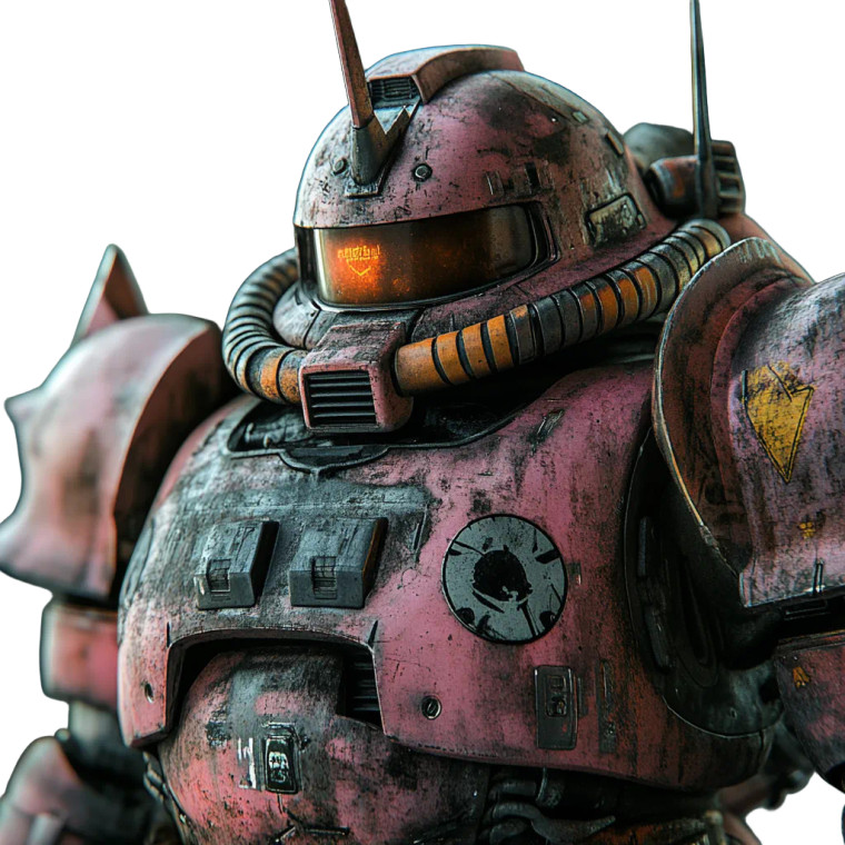 Horror Zaku Ii Vinyl Car Decal Sticker – Waterproof & UV-Resistant 8"