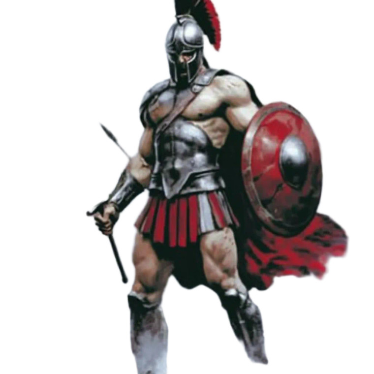 Spartan Army Close-Up Vinyl Car Decal Sticker – Waterproof & UV-Resistant 8"