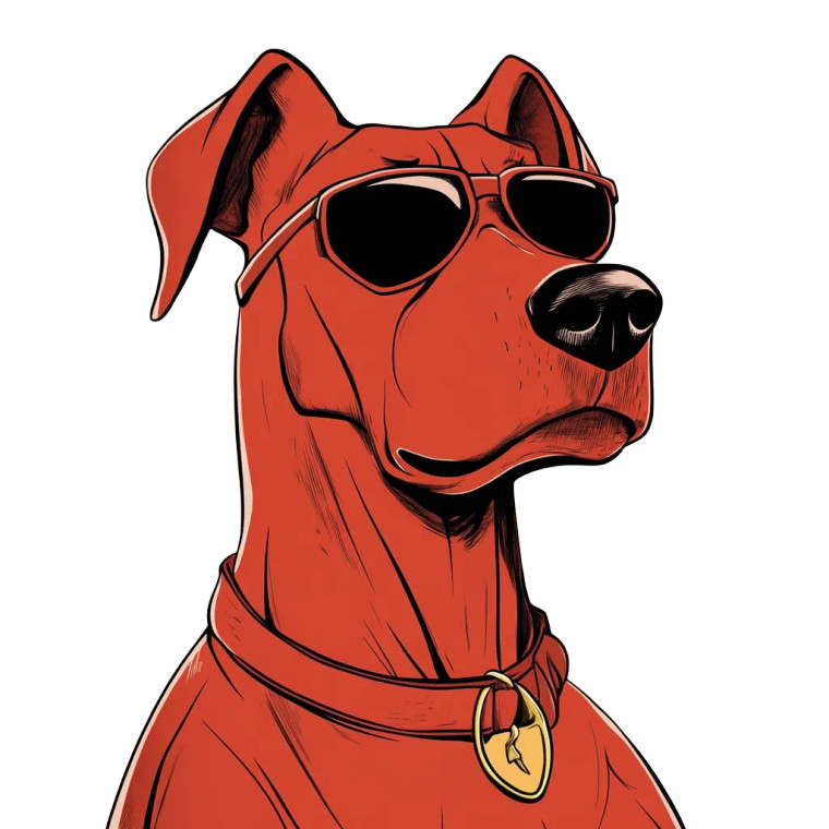 Marvel Comics Dog Vinyl Car Decal Sticker – Waterproof & UV-Resistant 8"