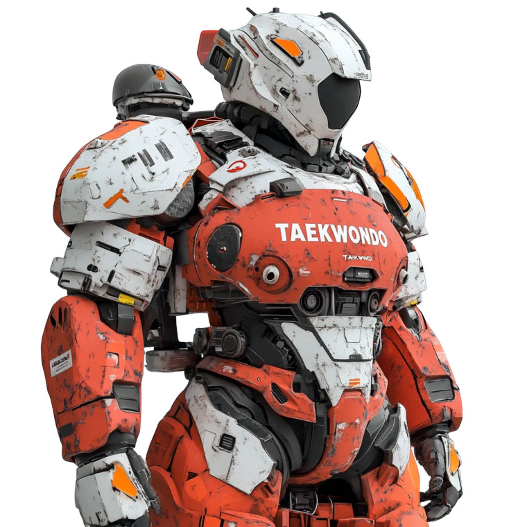 Sci-Fi Mecha Model Vinyl Car Decal Sticker – Waterproof & UV-Resistant 8"