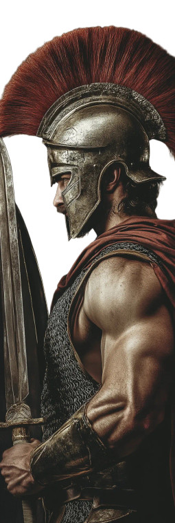 Spartan Warrior V69 Vinyl Car Decal Sticker – Waterproof & UV-Resistant 8"