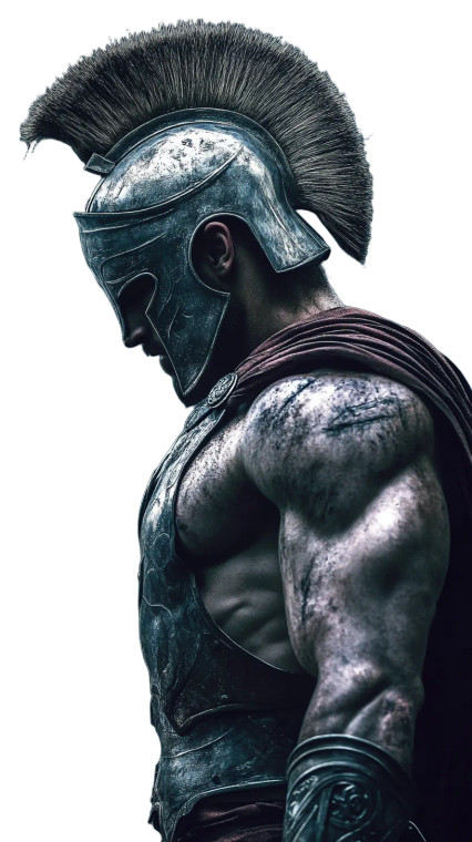 Spartan Warrior Wallpaper V2 Vinyl Car Decal Sticker – Waterproof & UV-Resistant 8"