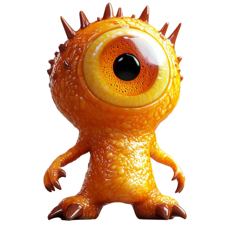 Adorable Alien Creature Vinyl Car Decal Sticker – Waterproof & UV-Resistant 8"