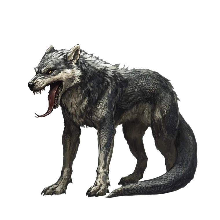 Snake-Wolf Hybrid Vinyl Car Decal Sticker – Waterproof & UV-Resistant 8"