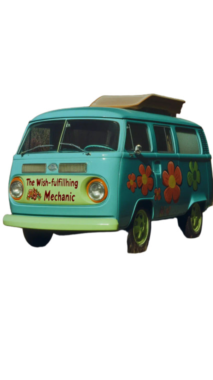 Scooby'S Nutritionist Van Vinyl Car Decal Sticker – Waterproof & UV-Resistant 8"