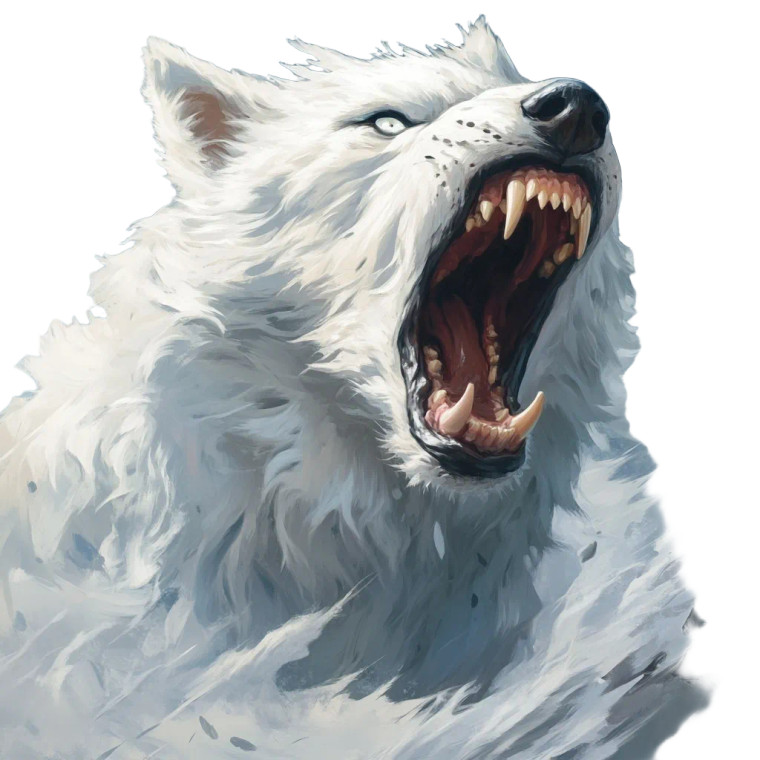 Raging Fantasy Wolf Vinyl Car Decal Sticker – Waterproof & UV-Resistant 8"