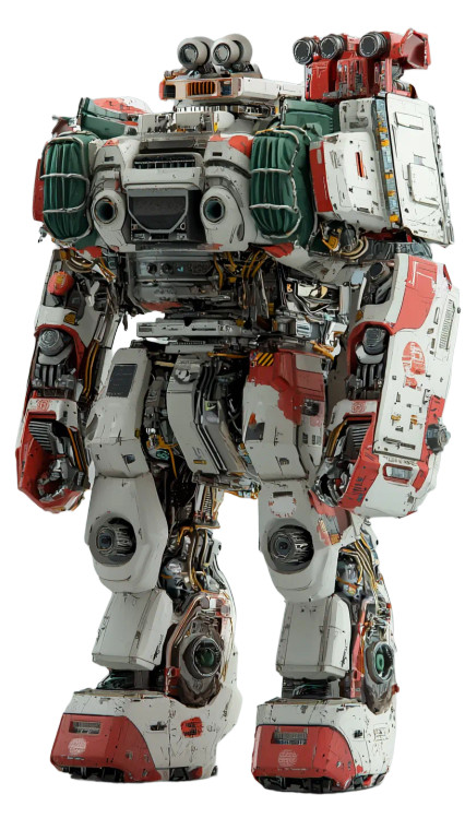 Japanese Mecha Robot Vinyl Car Decal Sticker – Waterproof & UV-Resistant 8"