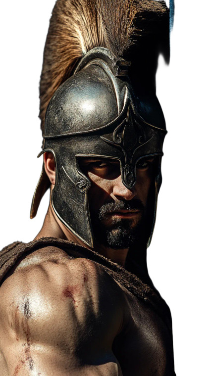 Stoic Greek Warrior Vinyl Car Decal Sticker – Waterproof & UV-Resistant 8" Stoic Greek Warrior Vinyl Car Decal Sticker – Waterproof & UV-Resistant 8"