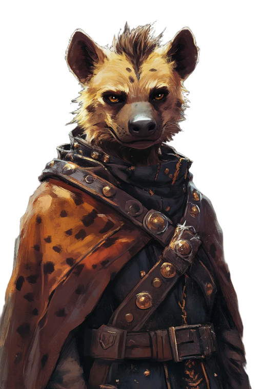 Mohawk Hyena Vinyl Car Decal Sticker – Waterproof & UV-Resistant 8"