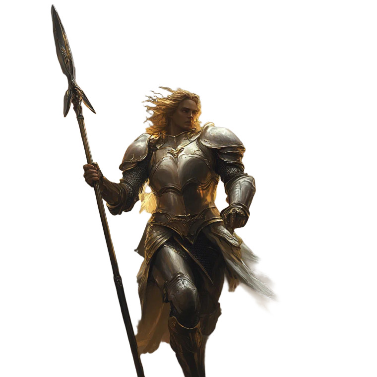 Archangel Warrior V2 Vinyl Car Decal Sticker – Waterproof & UV-Resistant 8"