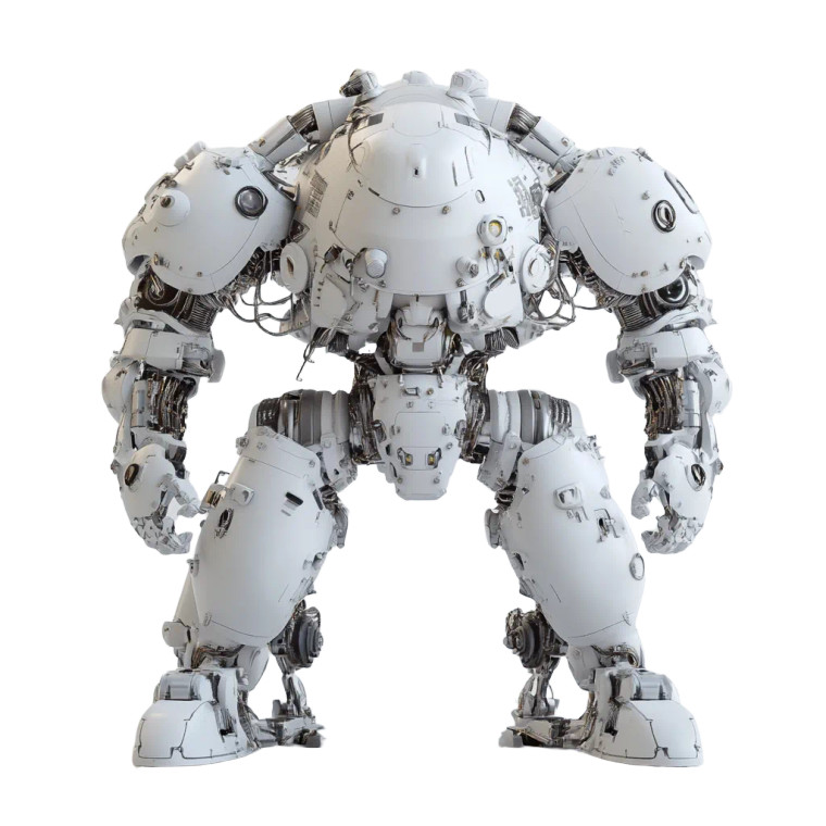 Sovietic Mecha Vinyl Car Decal Sticker – Waterproof & UV-Resistant 8"