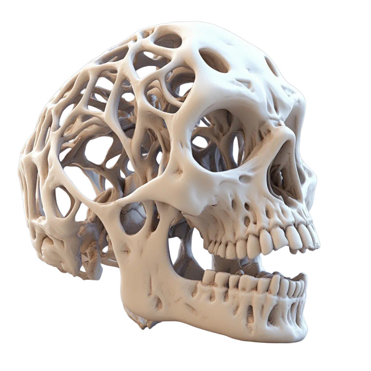 3D Gorilla Skull Vinyl Car Decal Sticker – Waterproof & UV-Resistant 8"